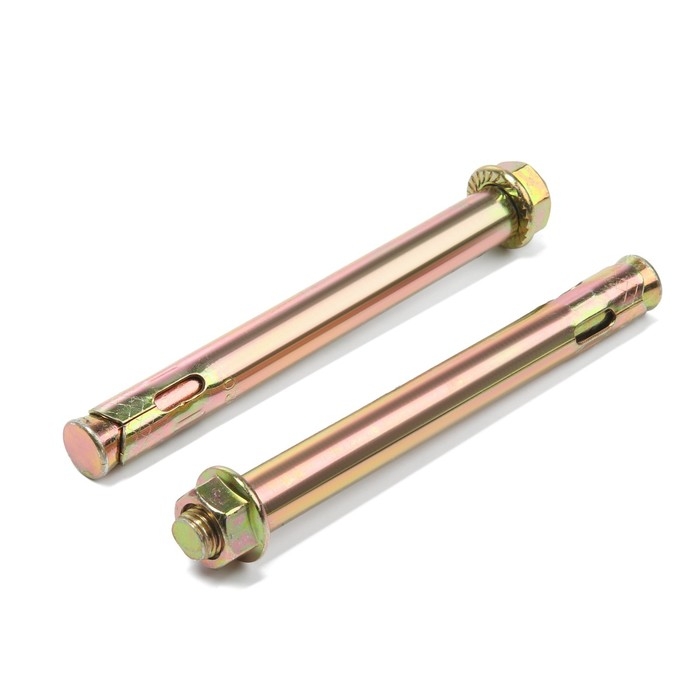 Анкерный болт ЛОМ, с гайкой, оцинкованный, 20х200 мм, 14 шт Анкерный болт ЛОМ, с гайкой, оцинкованный, 20х200 мм, 14 шт