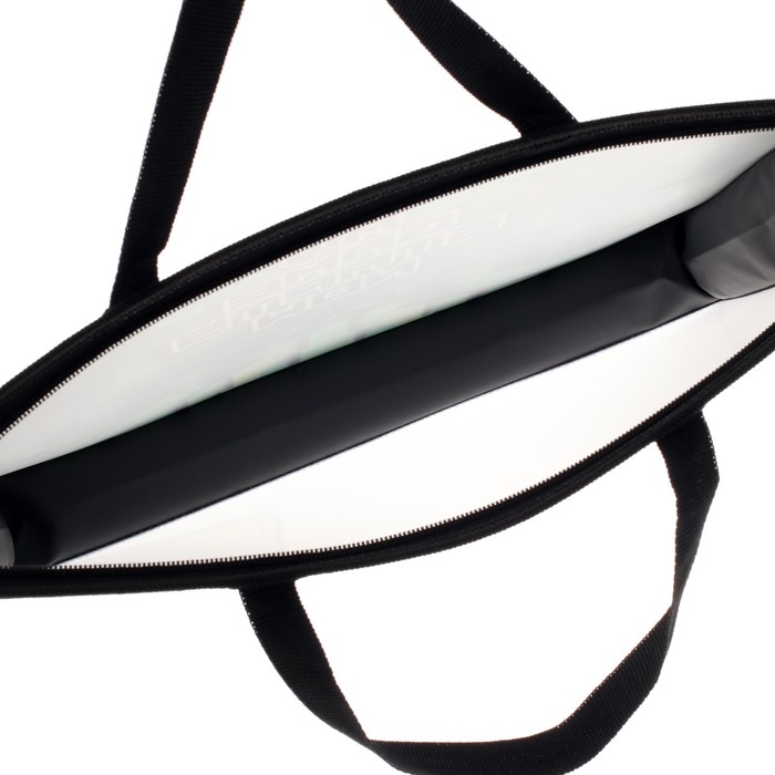 Папка с ручками А4, 335 х 235 х 55 мм, пластиковая, ручки-тесьма, Calligrata Папка с ручками А4, 335 х 235 х 55 мм, пластиковая, ручки-тесьма, Calligrata "Пиксели"