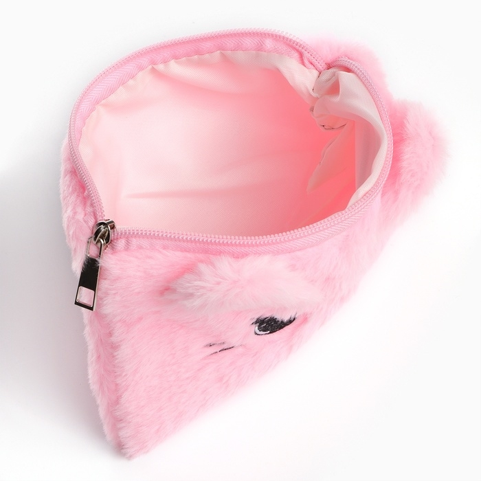 Пенал школьный из плюша «1 сентября: Очаровательный котик», 19,5 х 14,5 см Пенал школьный из плюша «1 сентября: Очаровательный котик», 19,5 х 14,5 см