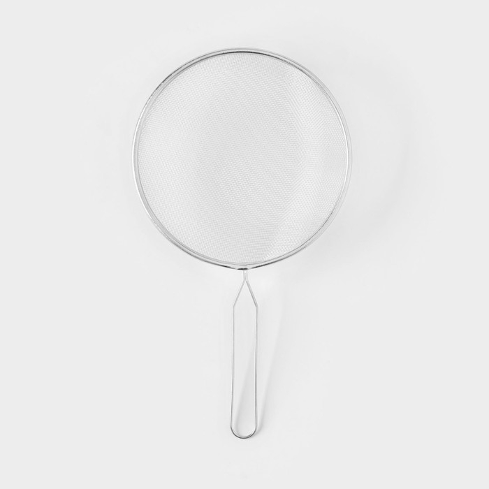 Сито для просеивания Доляна «Помощник», d=18 см, цвет серебристый Сито для просеивания Доляна «Помощник», d=18 см, цвет серебристый