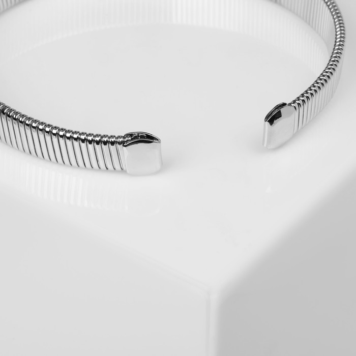 Чокер «Рельеф» широкий, 2 см, цвет серебро, 13,5 см Чокер «Рельеф» широкий, 2 см, цвет серебро, 13,5 см