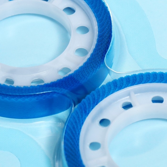 Набор 2 штуки, клейкая лента текстовыделительная (отклеиваемая) 75 мм х 10м, синий Набор 2 штуки, клейкая лента текстовыделительная (отклеиваемая) 75 мм х 10м, синий