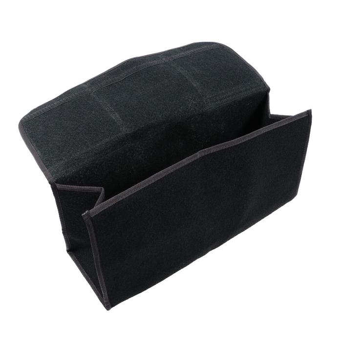 Органайзер в багажник автомобиля, ковролиновый, черный  50×25×15 см Органайзер в багажник автомобиля, ковролиновый, черный  50×25×15 см