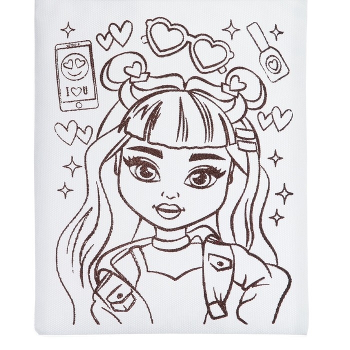 Сумка-Шоппер, раскраска «Милашка» 20 × 27 см Сумка-Шоппер, раскраска «Милашка» 20 × 27 см