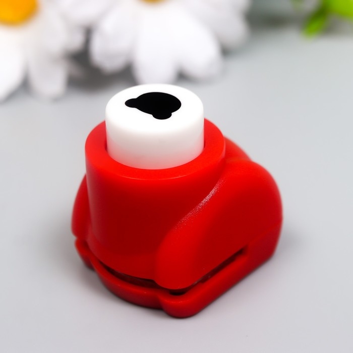 Дырокол фигурный "Голова мишки" d=0,8 см МИКС 3х2,5х2,5 см