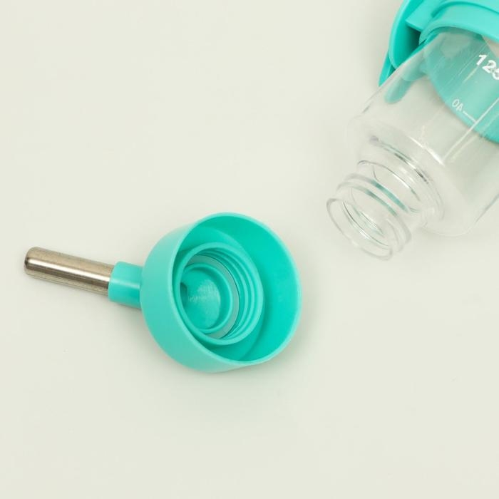 Поилка для грызунов  Поилка для грызунов "Пижон", 125 мл, бирюзовая