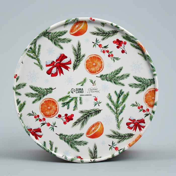 Набор шляпных коробок 3 в 1 «Акварельный», 16 х 10, 14 х 9, 13 х 8.5 см, Новый год Набор шляпных коробок 3 в 1 «Акварельный», 16 х 10, 14 х 9, 13 х 8.5 см, Новый год