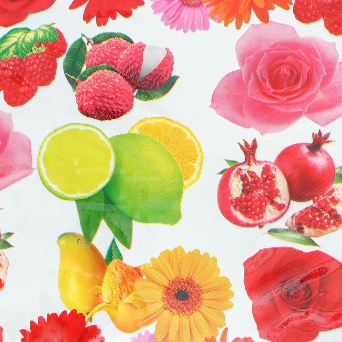 Клеёнка на стол Доляна «Фрукты», ширина 137 см, толщина 0,08 мм, рулон 30 метров Клеёнка на стол Доляна «Фрукты», ширина 137 см, толщина 0,08 мм, рулон 30 метров