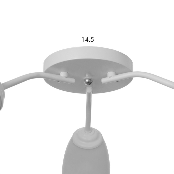Люстра Оникс 3х15Вт E27 белый50х50х15см BayerLux Люстра Оникс 3х15Вт E27 белый50х50х15см BayerLux