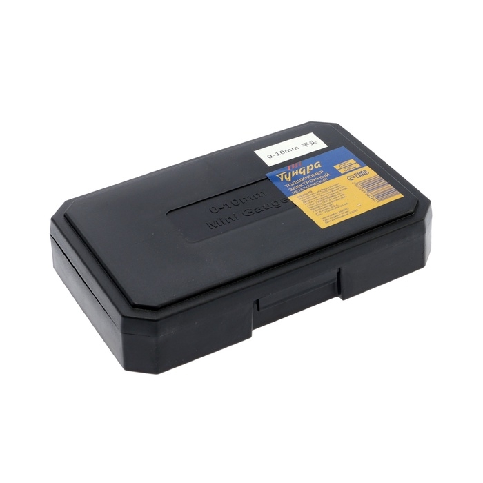 Толщиномер электронный ТУНДРА, металлический, диапазон 0-12.7 мм, точность 0.01 мм Толщиномер электронный ТУНДРА, металлический, диапазон 0-12.7 мм, точность 0.01 мм