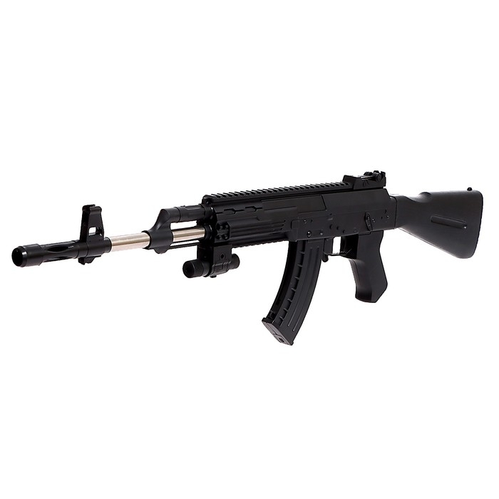 Детское оружие Автомат АК-47, с лазером, цвет чёрный Детское оружие Автомат АК-47, с лазером, цвет чёрный