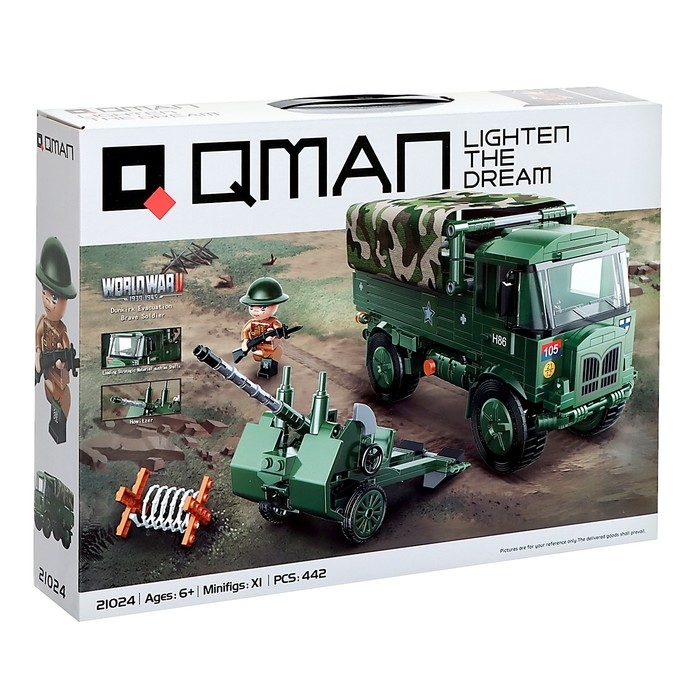 Конструктор Вторая мировая война &laquo;Артиллерийская батарея&raquo;, 442 детали