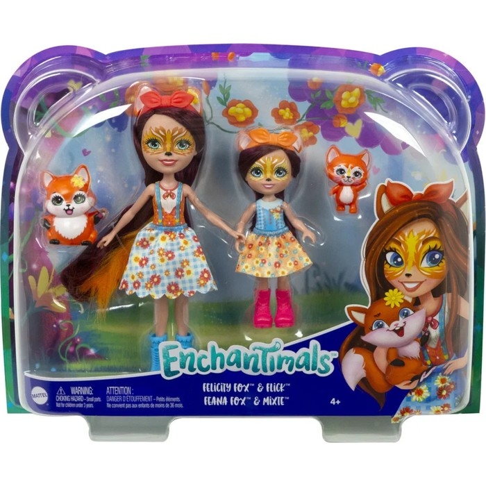 Игровой набор «Энчантималс. Сестрички Фелисити и Феана Лис с питомцами» Игровой набор «Энчантималс. Сестрички Фелисити и Феана Лис с питомцами»