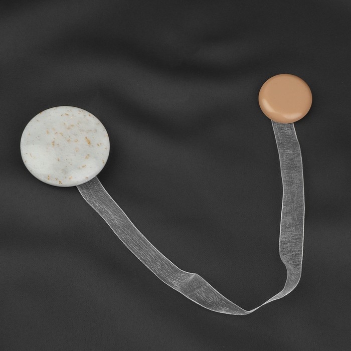 Подхват для штор «Карамелька», d = 5 см, цвет бежевый Подхват для штор «Карамелька», d = 5 см, цвет бежевый