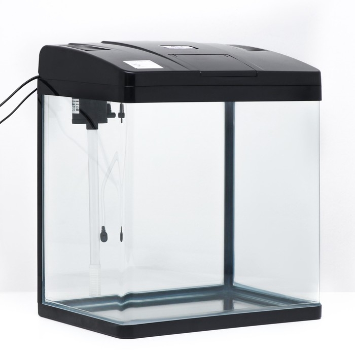 Аквариум SeaStar LS-380F в комплекте: LED-лампа, фильтр, 30 л, черный Аквариум SeaStar LS-380F в комплекте: LED-лампа, фильтр, 30 л, черный