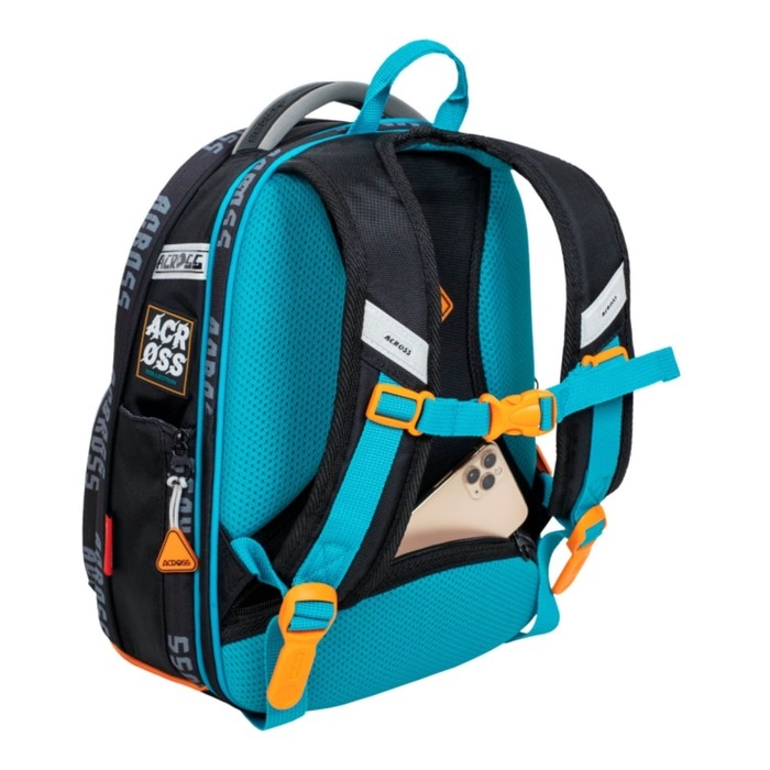 Рюкзак школьный 37 х 28 х 12 см, эргономичная спинка, Across 194 Рюкзак школьный 37 х 28 х 12 см, эргономичная спинка, Across 194