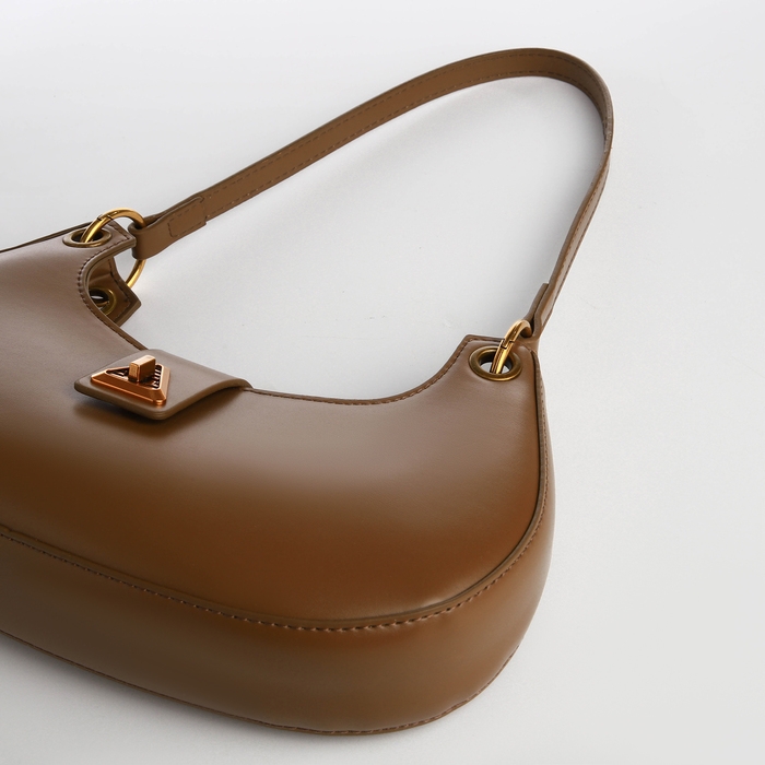 Сумка женская багет на молнии TEXTURA, средний размер, цвет коричневый Сумка женская багет на молнии TEXTURA, средний размер, цвет коричневый