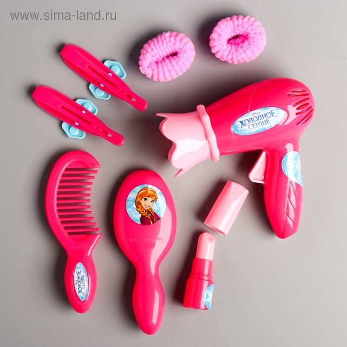 Набор парикмахера, в сумке «Анна и Эльза», Холодное сердце Набор парикмахера, в сумке «Анна и Эльза», Холодное сердце