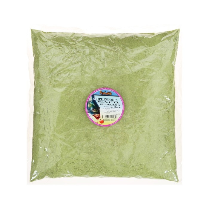Прикормка Fish.ka Карп зеленый 3 кг Прикормка Fish.ka Карп зеленый 3 кг