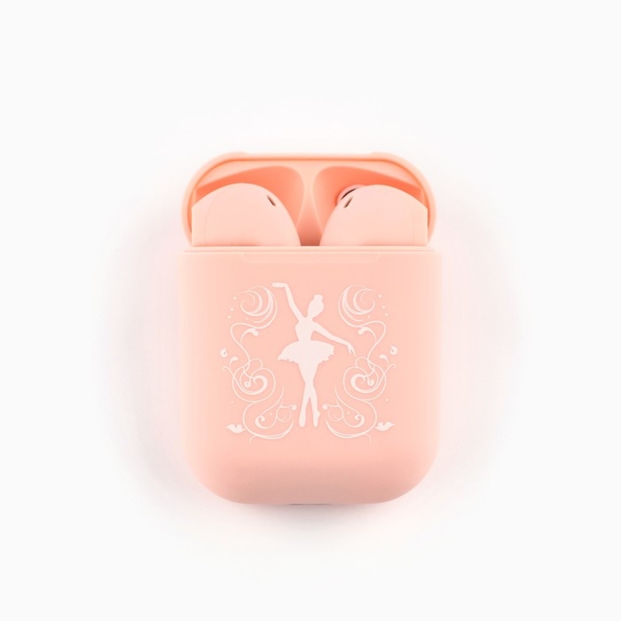 Наушники беспроводные новогодний подарок «Новый год: Балерина», модель LV-144, 9,7 х 9,7 см