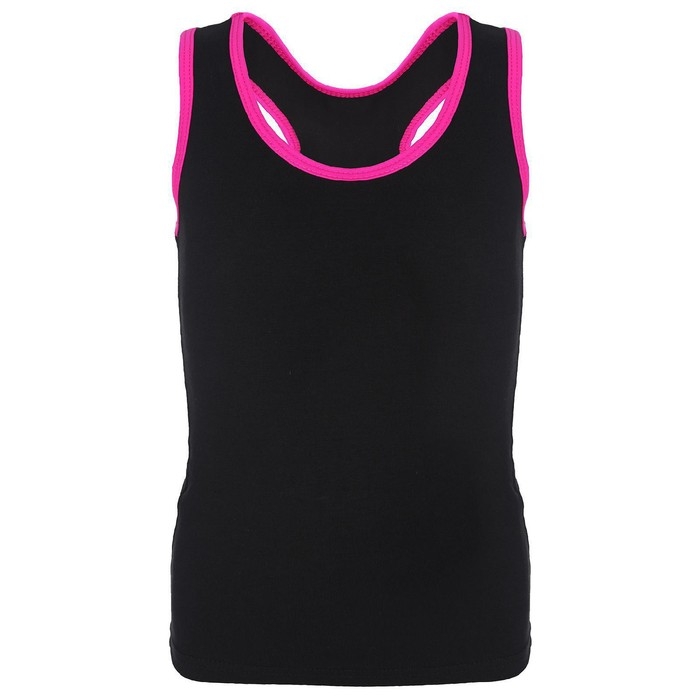 Майка-борцовка для гимнастики и танцев Grace Dance, р. 28, цвет чёрный Майка-борцовка для гимнастики и танцев Grace Dance, р. 28, цвет чёрный