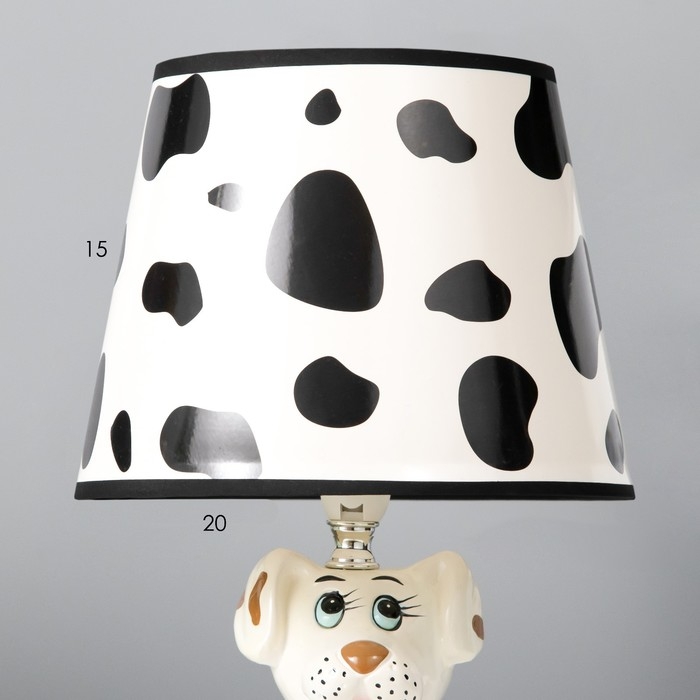 Лампа настольная "Довольный песик" h=18 см, (220V/Е14) МИКС RISALUX