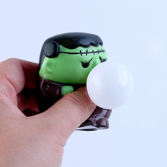 Хэллоуин. Антистресс сквиш мялка «Надувайка», с наклейками, с воздухом, цвета МИКС Хэллоуин. Антистресс сквиш мялка «Надувайка», с наклейками, с воздухом, цвета МИКС