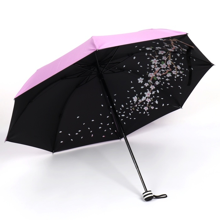 Зонт механический «Гармония», эпонж, 4 сложения, 8 спиц, R = 49/55 см, D = 110 см, цвет МИКС Зонт механический «Гармония», эпонж, 4 сложения, 8 спиц, R = 49/55 см, D = 110 см, цвет МИКС