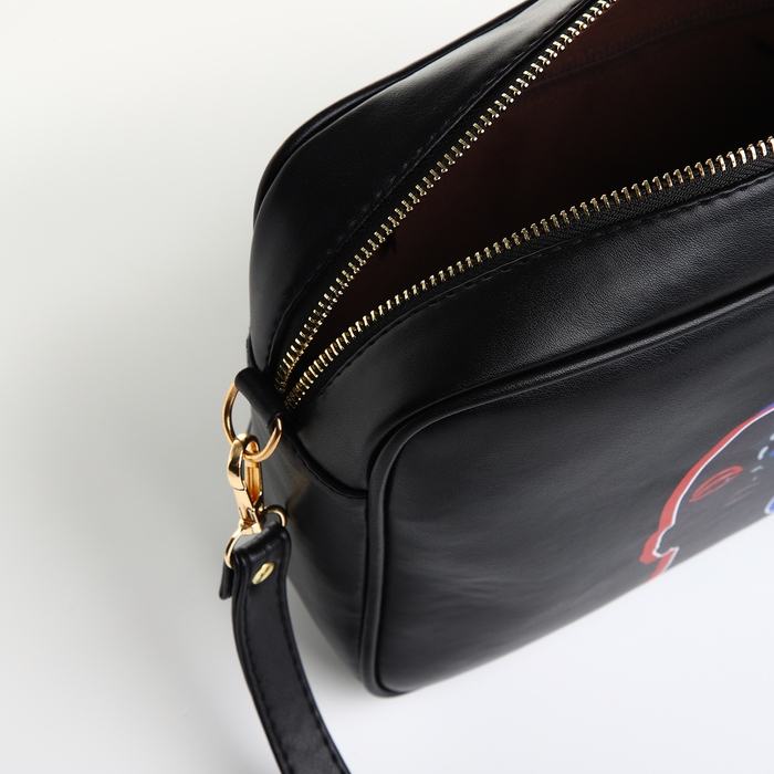 Сумка женская через плечо TEXTURA, маленького размера, цвет чёрный Сумка женская через плечо TEXTURA, маленького размера, цвет чёрный