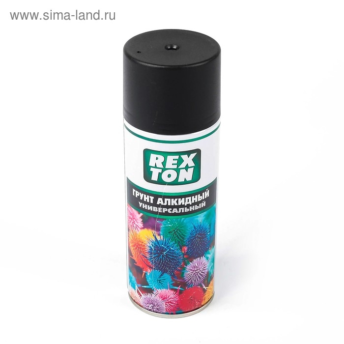 Грунт универсальный REXTON алкидный черный, аэрозоль, 520 мл Грунт универсальный REXTON алкидный черный, аэрозоль, 520 мл