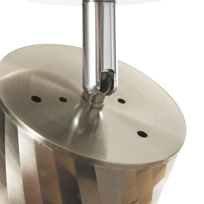 Спот Спот "Алисер" GU10 серебро 7,5х7,5х20 см