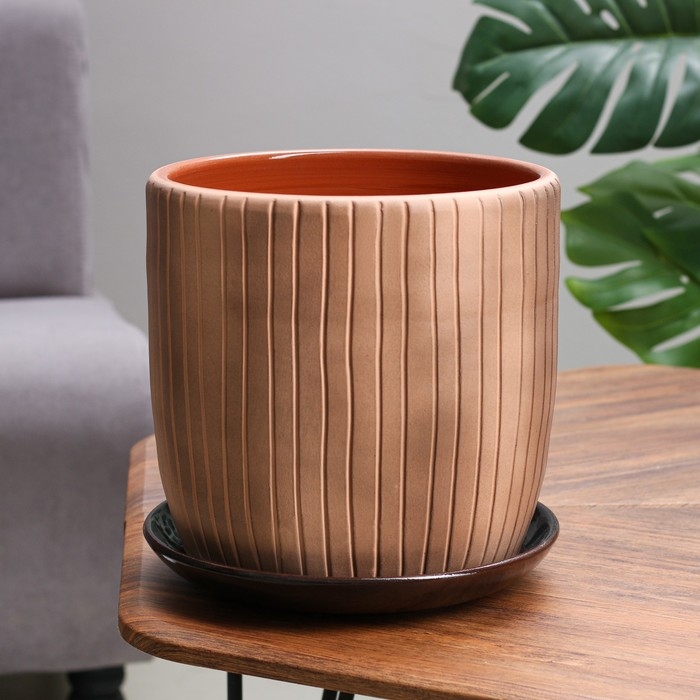 Горшок цветочный Горшок цветочный "Вертикаль" 6л