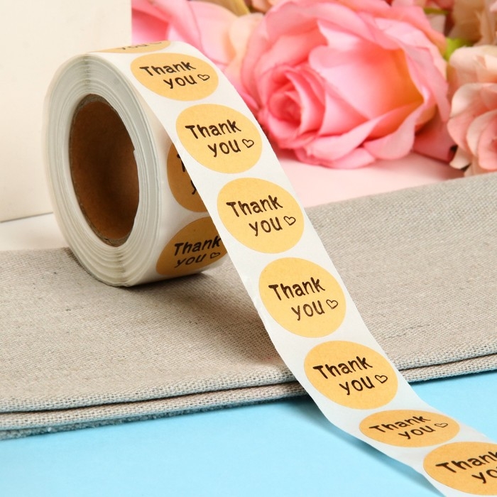 Новый год. Наклейки в рулоне Новый год. Наклейки в рулоне "Love", 500 шт, 2,5 х 2,5 см