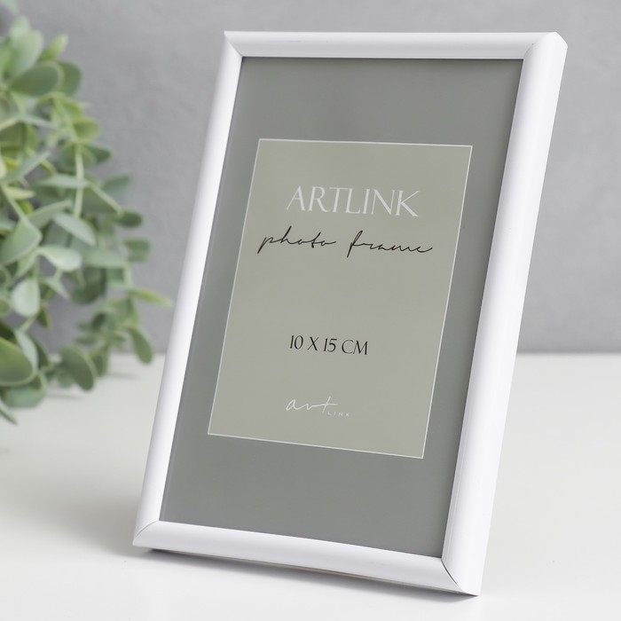 Фоторамка пластик Фоторамка пластик "Decoline" 10х15 см, белый