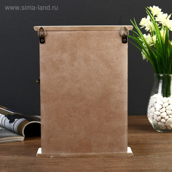 Ключница дерево 5 крючков Ключница дерево 5 крючков "Ключи. Любовь" 26х19х6 см