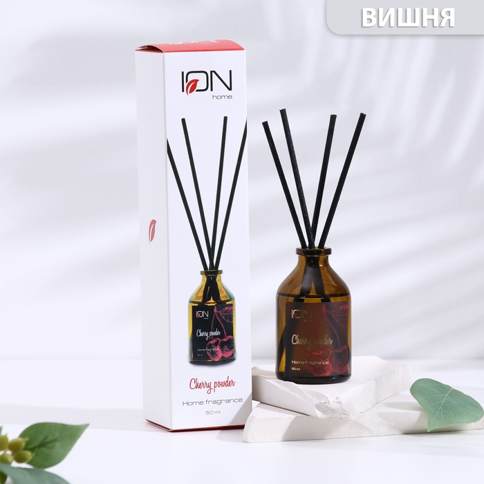 Диффузор ароматический Вишневая пудра (Cherry powder) ION, 50 мл Диффузор ароматический Вишневая пудра (Cherry powder) ION, 50 мл