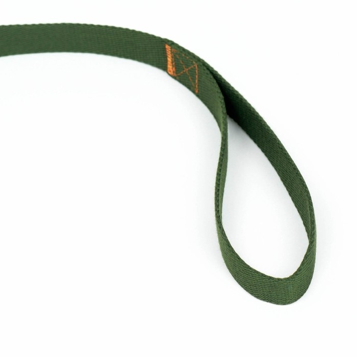 Поводок брезентовый, 10 м х 2,5 см, хаки Поводок брезентовый, 10 м х 2,5 см, хаки