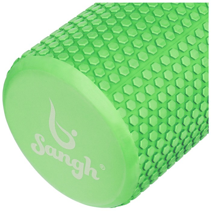 Ролик массажный Sangh, 45х15 см, цвет зелёный Ролик массажный Sangh, 45х15 см, цвет зелёный