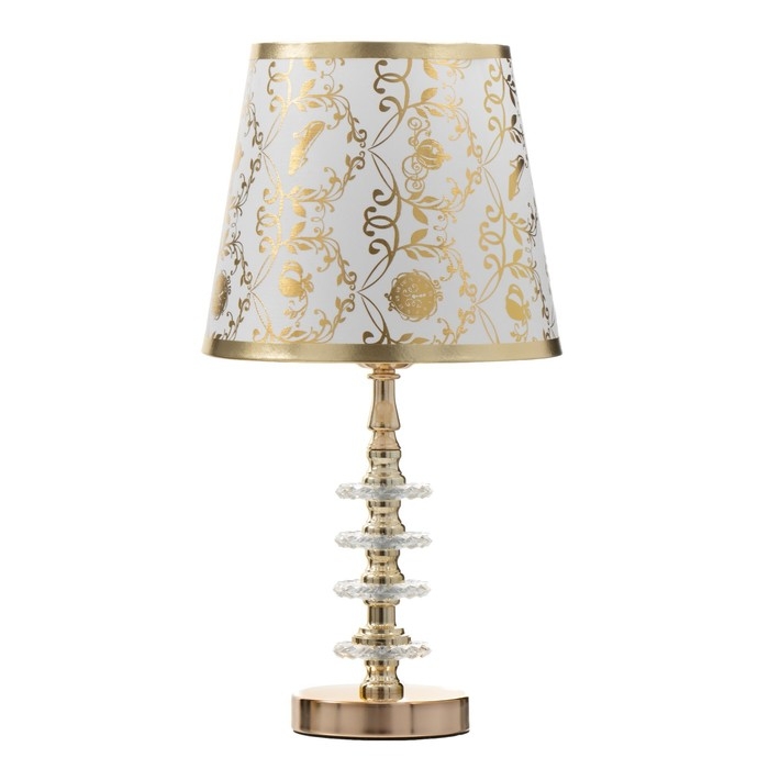 Лампа настольная Лампа настольная "Бирма" 1x60Вт E27 золото 20х20х40см