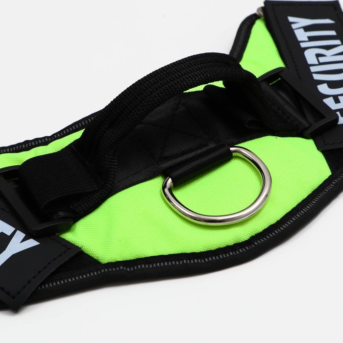 Шлейка К9 мягкая светоотражающая, размер L, ОГ 68-80 см, вес 17,5-32,5 см, зелёная Шлейка К9 мягкая светоотражающая, размер L, ОГ 68-80 см, вес 17,5-32,5 см, зелёная