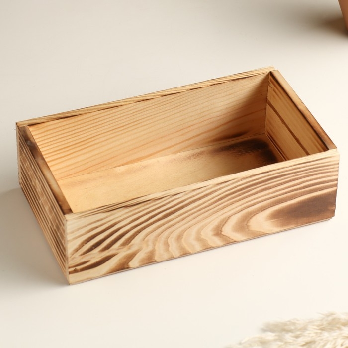 Кашпо деревянное 24×14×9 см Элегант, обжиг Дарим Красиво Кашпо деревянное 24×14×9 см Элегант, обжиг Дарим Красиво