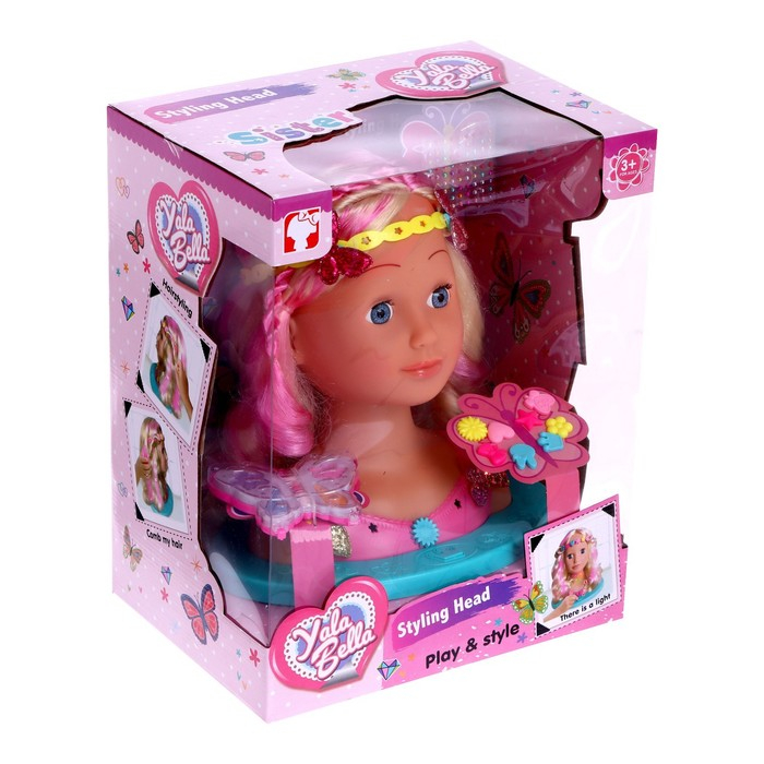 Кукла-манекен для создания причесок «Белла» с аксессуарами Кукла-манекен для создания причесок «Белла» с аксессуарами
