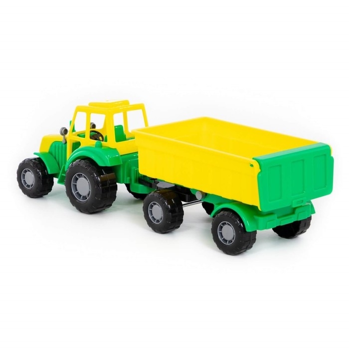 Трактор «Мастер», с прицепом №1, цвета МИКС Трактор «Мастер», с прицепом №1, цвета МИКС