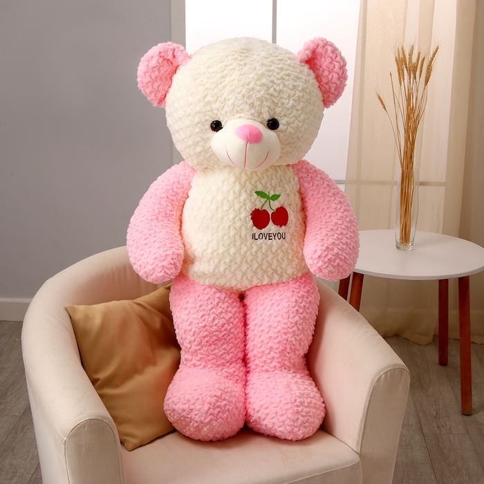 Мягкая игрушка «Медведь», с вишенкой, 105 см Мягкая игрушка «Медведь», с вишенкой, 105 см