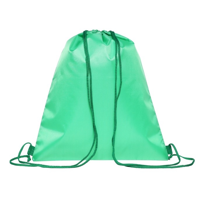 Мешок для обуви 420 х 340 мм, Calligrata  Мешок для обуви 420 х 340 мм, Calligrata "Стандарт", (мягкий полиэстер, плотность 210 D), зелёный