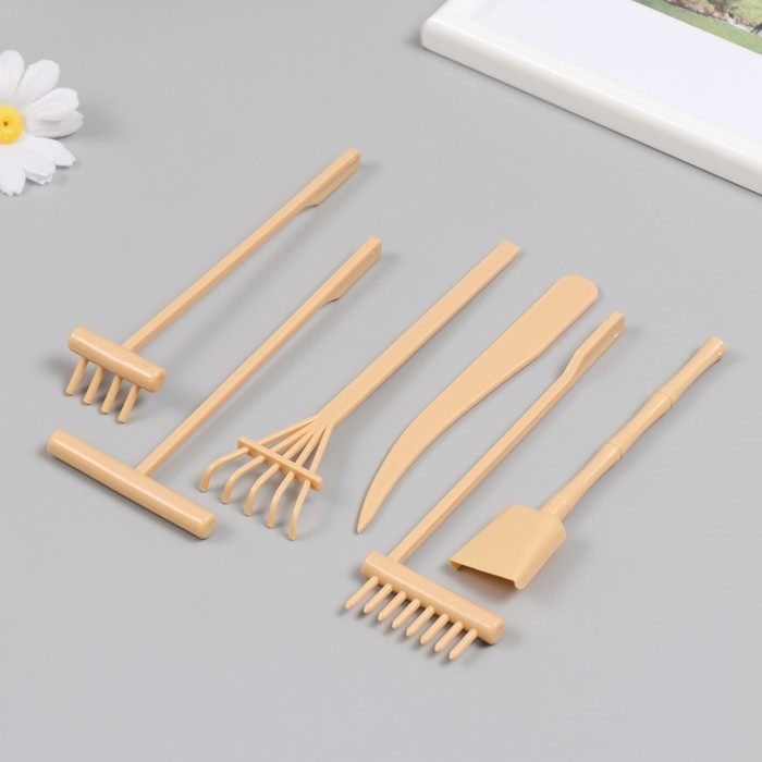 Декор  Декор "Инструменты для садов Дзен" набор 6 шт