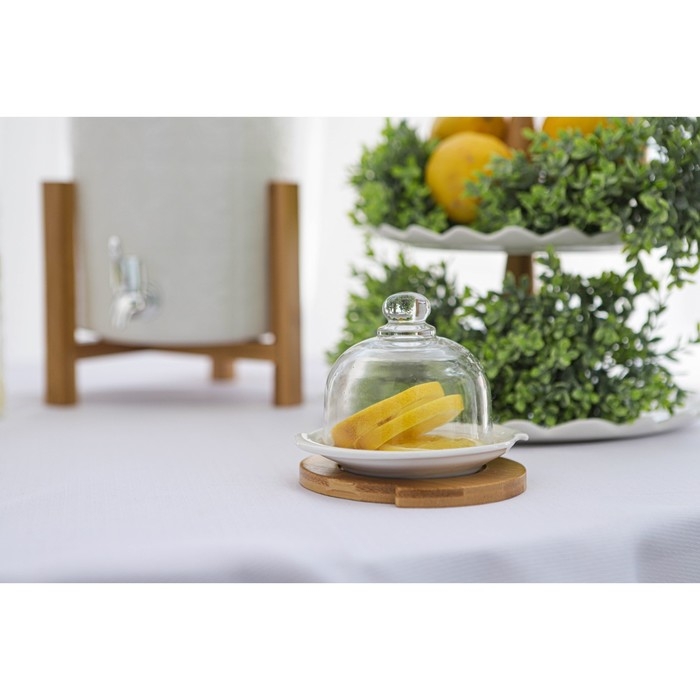 Лимонница фарфоровая BellaTenero, 12,5×9 см, цвет белый Лимонница фарфоровая BellaTenero, 12,5×9 см, цвет белый