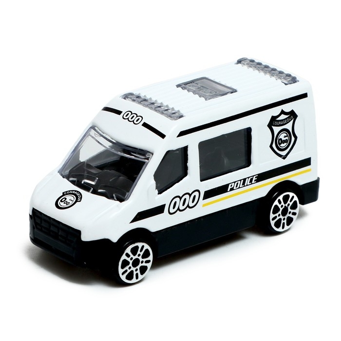 Машина металлическая «Спецслужбы», в банке, цвет МИКС Машина металлическая «Спецслужбы», в банке, цвет МИКС