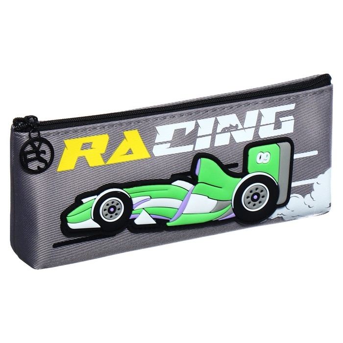 Пенал школьный на молнии Пенал школьный на молнии "Машина", микс