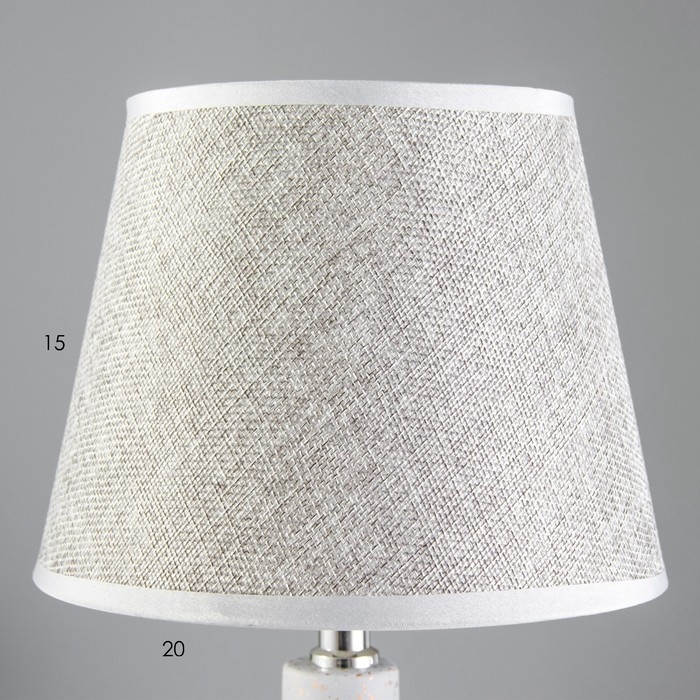 Настольная лампа Настольная лампа "Аквилина" Е14 40Вт серо-золотой 20х20х33 см RISALUX